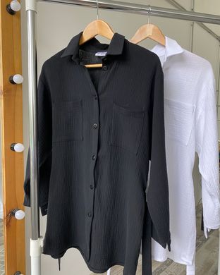 Koszula plażowa - czarna tunika
