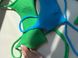 Góra kostiumu kąpielowego Reef zielony błyszczący biflex ze sznurowaniem z tyłu 019/1-10/1-1 obraz 4