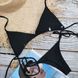 Dół stroju kąpielowego Chile bikini czarny z wiązaniami 001/2-1-1 obraz 7