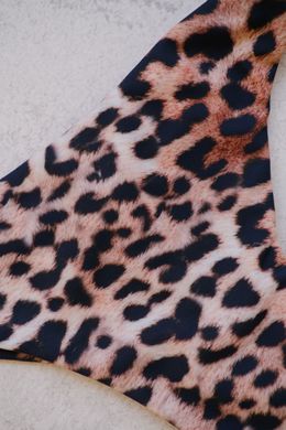 Низ купальника Peach бразиліана з леопардовим принтом на зав'язках 014/2-12(1)-1 фото