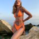 Góra kostiumu kąpielowego Moana pomarańczowy z wiązaniami 013/1-22-1 obraz 2