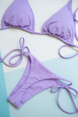 Dół stroju kąpielowego Chile bikini lawendowy z wiązaniami 001/2-20-1 obraz
