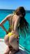 Dół stroju kąpielowego Chile bikini żółty z wiązaniami 001/2-5-1 obraz 2