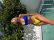 Dół stroju kąpielowego Chile bikini żółty z wiązaniami 001/2-5-1 obraz 8