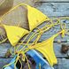 Dół stroju kąpielowego Chile bikini żółty z wiązaniami 001/2-5-1 obraz 11