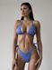 Góra kostiumu kąpielowego Maui bikini z wiązaniami nadruk fioletowy wzór 021/1-39-1 obraz 1