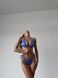 Dół stroju kąpielowego Maui bikini z wiązaniami nadruk fioletowy wzór 021/2-39-1 obraz 4