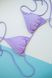 Góra kostiumu kąpielowego Chile lawendowy z wiązaniami 001/1-20-1 obraz 1