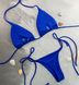 Góra kostiumu kąpielowego Chile niebieski z wiązaniami 001/1-8-1 obraz 5