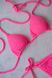 Góra kostiumu kąpielowego bikini różowy z wiązaniami 011/1-07-1 obraz 1