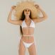 Dół stroju kąpielowego Chile bikini biały z wiązaniami 001/2-3-1 obraz 1