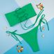 Góra kostiumu kąpielowego Sun zielony bandeau ze sznurowaniem z tyłu 004/1-10-1 obraz 2